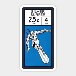 Silver Surfer corner box Sticker